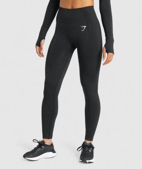 Women's Gymshark Vital Seamless 2.0 Leggings Black | NZ 9XBAIP